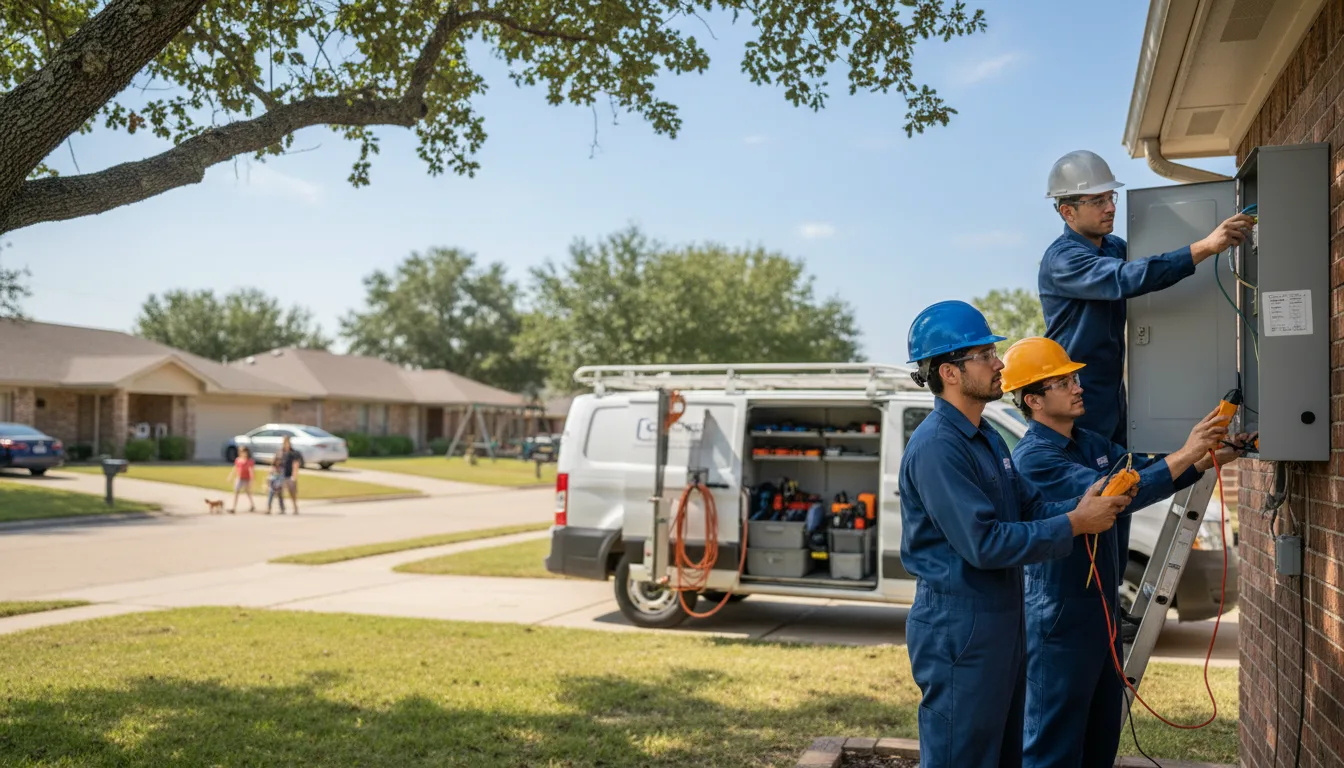 Certified electrician providing emergency electrical services in Aledo, IL